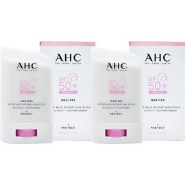 NEW AHC Masters Hyper Mild Repair Pink Sun Stick 22g x2 / NEW AHC 마스터즈 하이퍼 마일드 리페어 핑크 선스틱 22g x2개