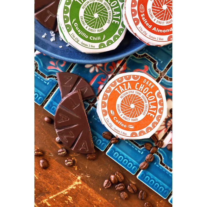 Taza Chocolate Organic Mexicano Disc Stone Ground, Variety Pack, 1.35