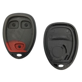 HERKIOCIO Remote Car Key Fob Cover Case Replacement fit for Buick/Chevy Avalanche Equinox Express Silverado Traverse/GMC Sierra/Pontiac Torrent Keyless Entry Key Fob Shell (3 Button)