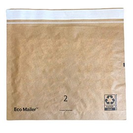 11"x8" Curbside Recyclable Padded Mailer Envelopes Eco Friendly with Self Seal Tear Strip (50)