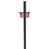 Design House Lamp Post with Plastic Cross Arm and Two