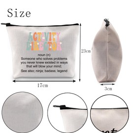 POFULL Program Coordinator Gift Activity Director Cosmetic Bag Activities Coordinator Gift (Activity Director Cosmetic Bag)
