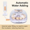 NORJIN 12 Digital Egg Incubator Automatic Egg Turning ＆Water Adding