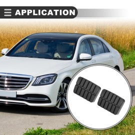 Motoforti Anti-Slip Clutch Brake Pedal Cover Car Pedal Cover, Brake Pedal Pad Cover, for Nissan Sentra 1982-1990, Rubber, 46531-M3000, Black, 2pcs