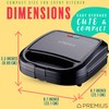 PREMIUS Ceramic NonStick Double Slice Sandwich Maker, Indicator Lights, Cool