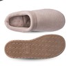 Isotoner Women's Diamond Microterry Gemma Clog Slipper, Taupe, 9.5-10