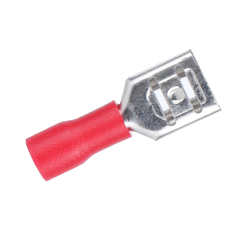 Insulated Spade Wire Connector FDD1.25‑250 Female Sturdy Durable Stable Convenient