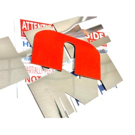 Chrome Rear Bumper Letters Compatible with H2 ABS Plastic Selfadhesive Inserts Not Decals