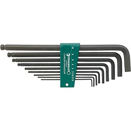 Stahlwille 96432601 10767/9 Ball-Ended Hexagon Key Wrench Set - 9 Pieces with Holder, Size Range 1.5 – 10mm, Made of Chrome Vanadium Steel, Ergonomic Design, Made in Germany