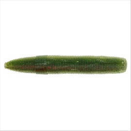 6" Stick Worm-Green/Red
