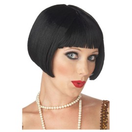 California Costumes Black Flirty Flapper Wig Standard