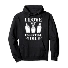 Essential Oil Diffuser Peppermint Aromatherapy Bottles Pullover Hoodie