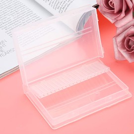 efile plastic caseNail Drill Bit Case, 2 Slots Nail Art Bit Tool Nail Art Polishing Drill Storage Box Nail Drill Holder Manicure Tool Organizer Displayer Stand Nail Bit Case Nail Storage Organizer