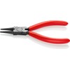 KNIPEX 22 01 125 Round Nose Pliers with Plastic Coated Black Atramentized 125 mm