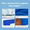 Paw Legend Washable Dog Belly Band Wrap Diapers for Male