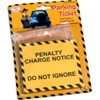 1 Pack of Fake Pretend Joke City Council Yellow Parking Ticket Fine Penalty Notice (6 in a Pack)