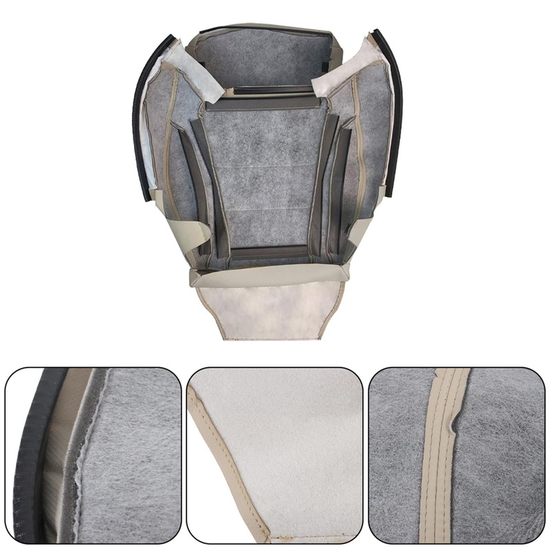waltyotur Driver Bottom Seat Cover Camel Tan Replacement for C300