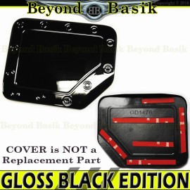 Torox For 2017-2020 2021 2022 2023 2024 Nissan Titan GLOSS BLACK Fuel Gas Door COVER