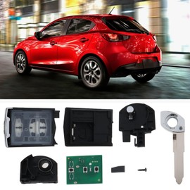 Be In Your Mind 3-Button Remote Key 433MHz ID63 80bit Chip Compatible with Mazda 2 3 5 6 6 8 SKE126-01