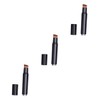 Baluue 3pcs Black Portable Foundation Brush Multi-functional Liquid Makeup Tool