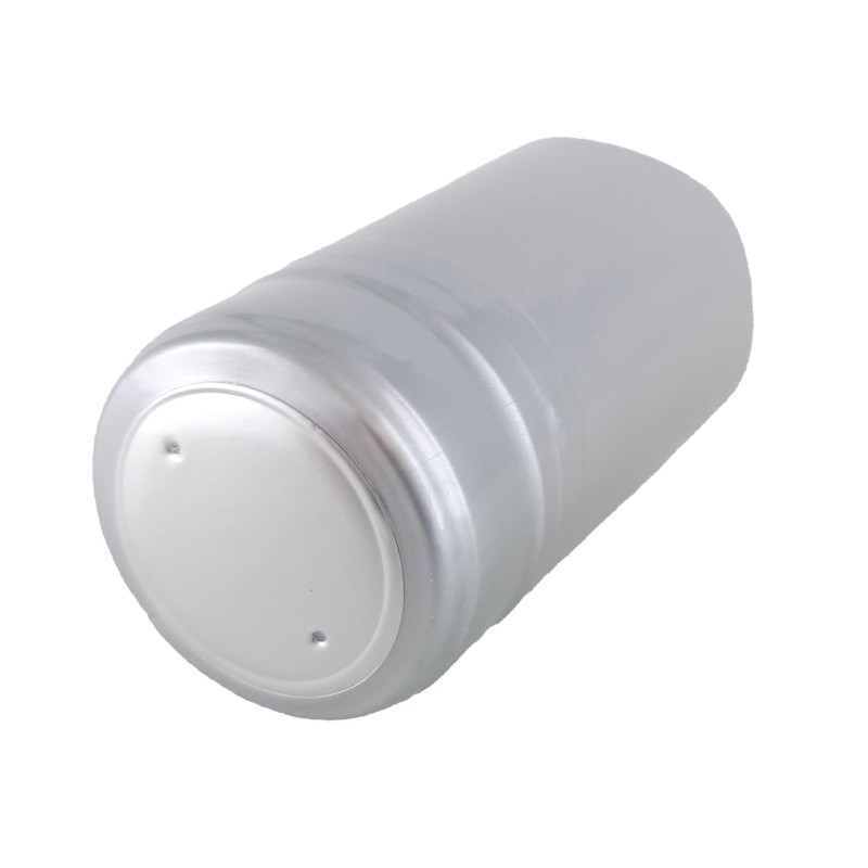 Heat-Shrink Wine Bottle Capsules (Silver, Glossy), 100 Count