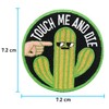 Finally Home Velcro Patch - Touch Me and Die |