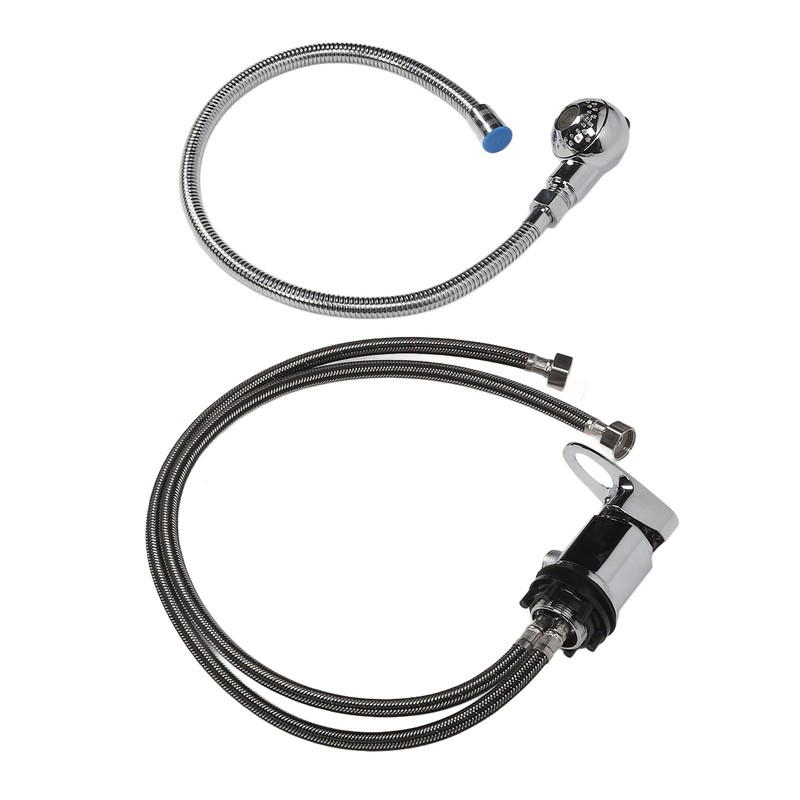 Shampoo Bowl Faucet Rust Resistant 70cm Hose Zinc Alloy Structure