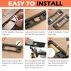 Adjustable Door Hinge Jig Mortiser Installation for 2-1/2 to 6inch