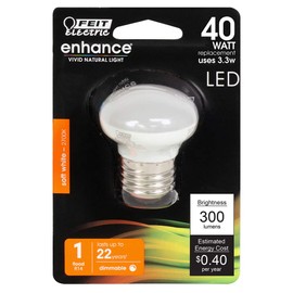 Feit Electric BPR14DM/927CA/4 40W EQ DM R14 LED Light Bulbs, 4 Bulbs