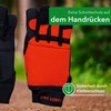SWS Forst GmbH Leather Cut Protection Gloves Double-Sided Protection Forestry