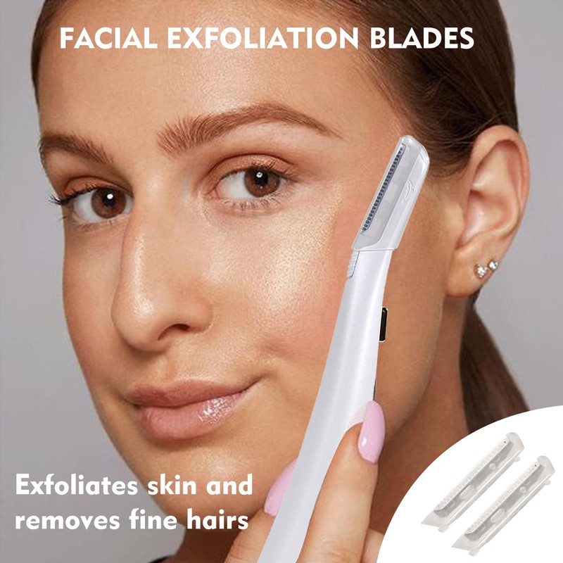 6 Pack Replacement Heads for Finishing Touch Flawless Dermaplane Glo
