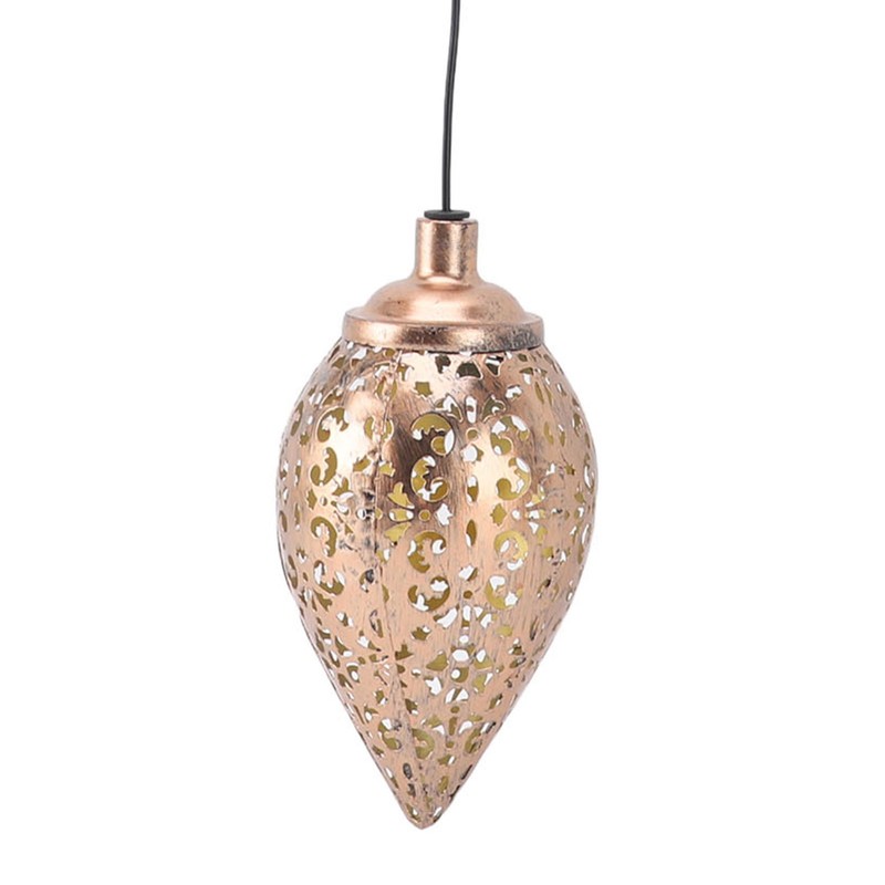 Solar Powered Patio Lamp LED Hanging Light Retro Decorative Lantern