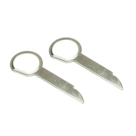 Scosche DT2B European Car Radio DIN Removal Tool Kit for Select 1992-Up Audi, Mercedes, Porsche and Volkswagen Vehicles - Essential Factory Radio Removal Keys - Car Audio Installer Pry Tool Set