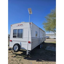 EEZ RV Products Starlink Pole Travel Trailer/Fifth Wheel Bumper or frame Bracket