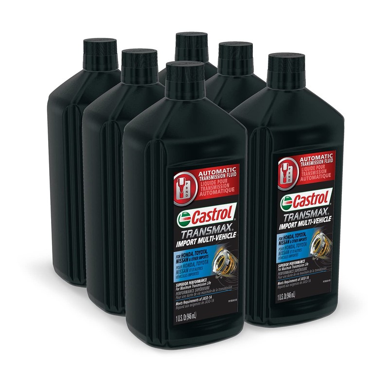 Castrol Transmax Import Multi-Vehicle Automatic Transmision Fluid, 1 Quart, Pack