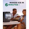 Silonn Portable Countertop Ice Maker - 20lbs of Bullet Ice