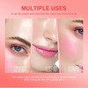 Melemando 5 Colors Cream Blush Stick, Natural Glow Finish Looking,