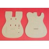 Unbranded Telecaster Router Template Set with Dual (2) Humbuckers PAF