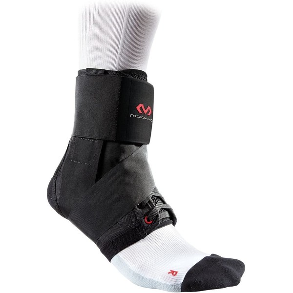 Mcdavid - Ankle Support Brace  Unisex Adult - Lace Up Ankle Support - Prevents or recovers ankle injuries - Compression Sleeve - Adjustable Wrap (195R)
