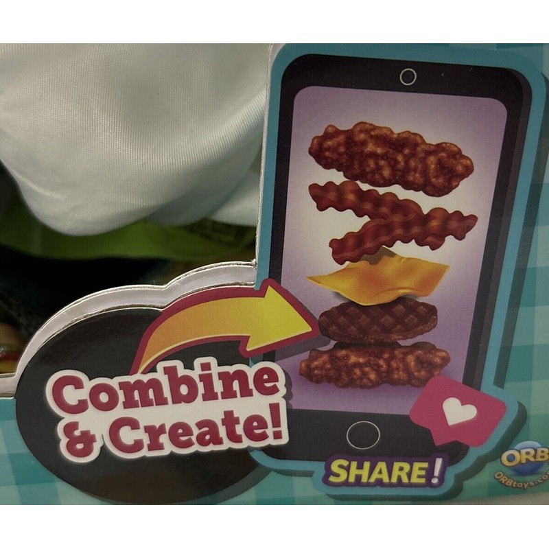 ORB 3 NEW ORB™ Toys Stretchee Foodz Secret Menu BURGER