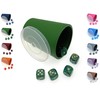 DiceCupFlex - Flexible Dice Cup with Lid Including 5 Dice