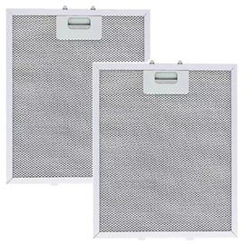 ANBOO 2 PCS W10169961A Grease Filters - 5-Layer Aluminum Mesh - 10.5 x 12 Inch - Compatible with Whirlpool, Ikea, Kitchen Aid, Jenn Air Range Hoods