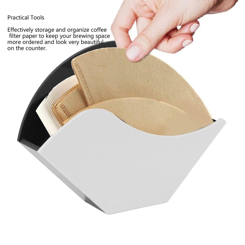 Coffee Filter Holder, Coffee Filter Dispenser, Coffee Filter Holder, Storage,