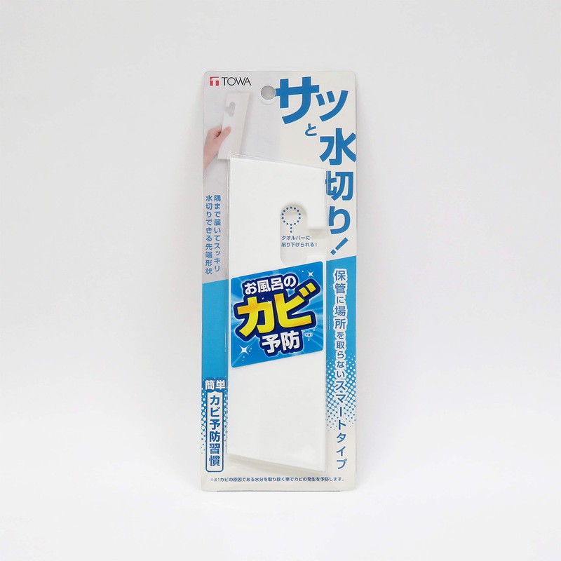 Towa Sangyo Bathroom Cleaning Sponge, White, Approx. 8.3 x 2.5