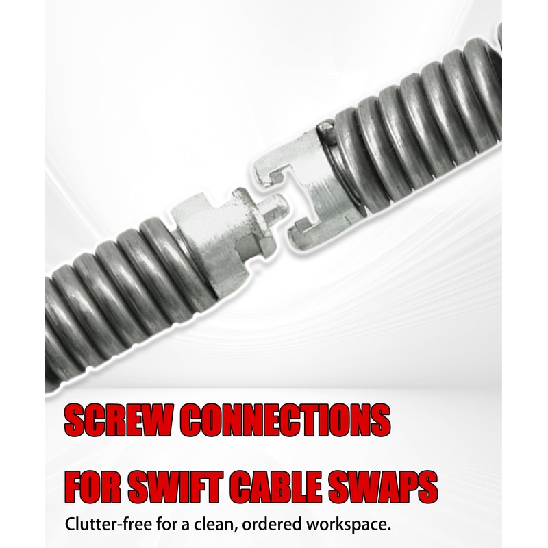 10-Piece Drain Snake Cutter and Auger Set Fits For RIDGID