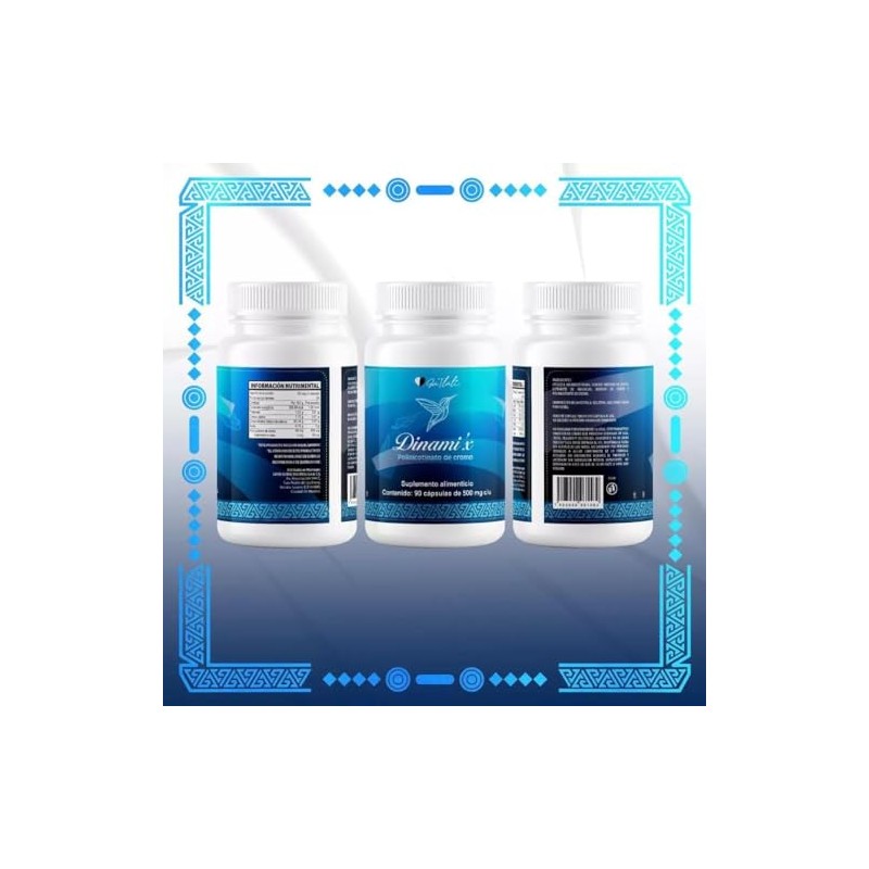 Gatlali Polinicotinato de Cromo Dynami´x Ga Tlali 90 capsulas 500mg