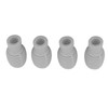 4Pcs Drumstick Silent Tip Silicone Drum Stick Dampener Mallet Mute