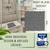SilverRack Shower Mat Non-Slip 53 x 53 cm (Dark Grey