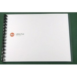 Leica TL2 Instruction Manual: Full Color 107 Pages & Protective Covers!