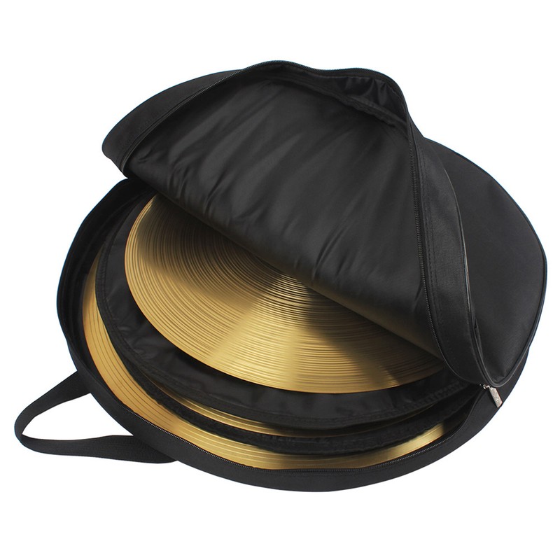 21-Inch Cymbal Bag Packback Three Pockets with Removable Divider Shoulder